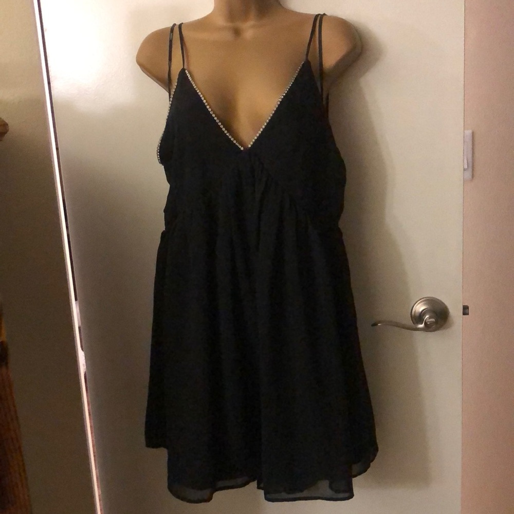 Forever 21 Black spaghetti strap dress